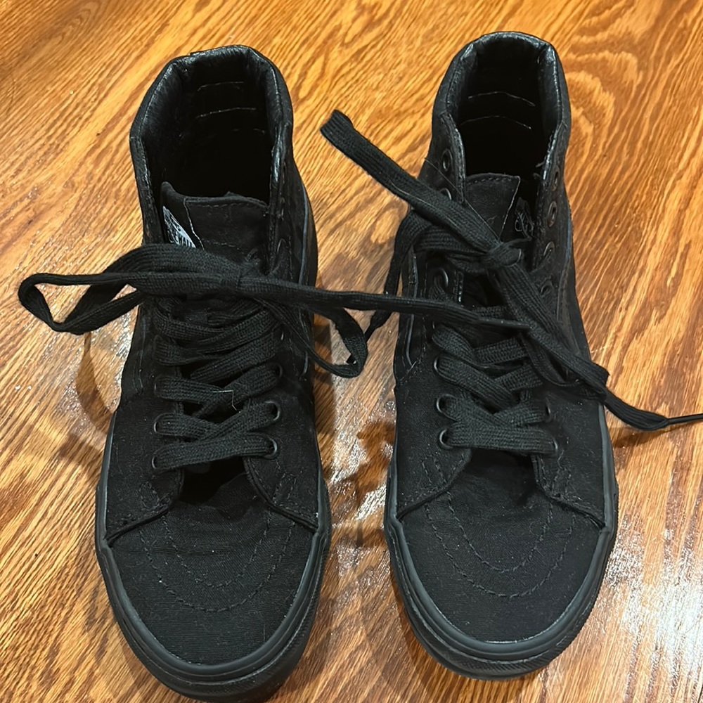 Black high top vans